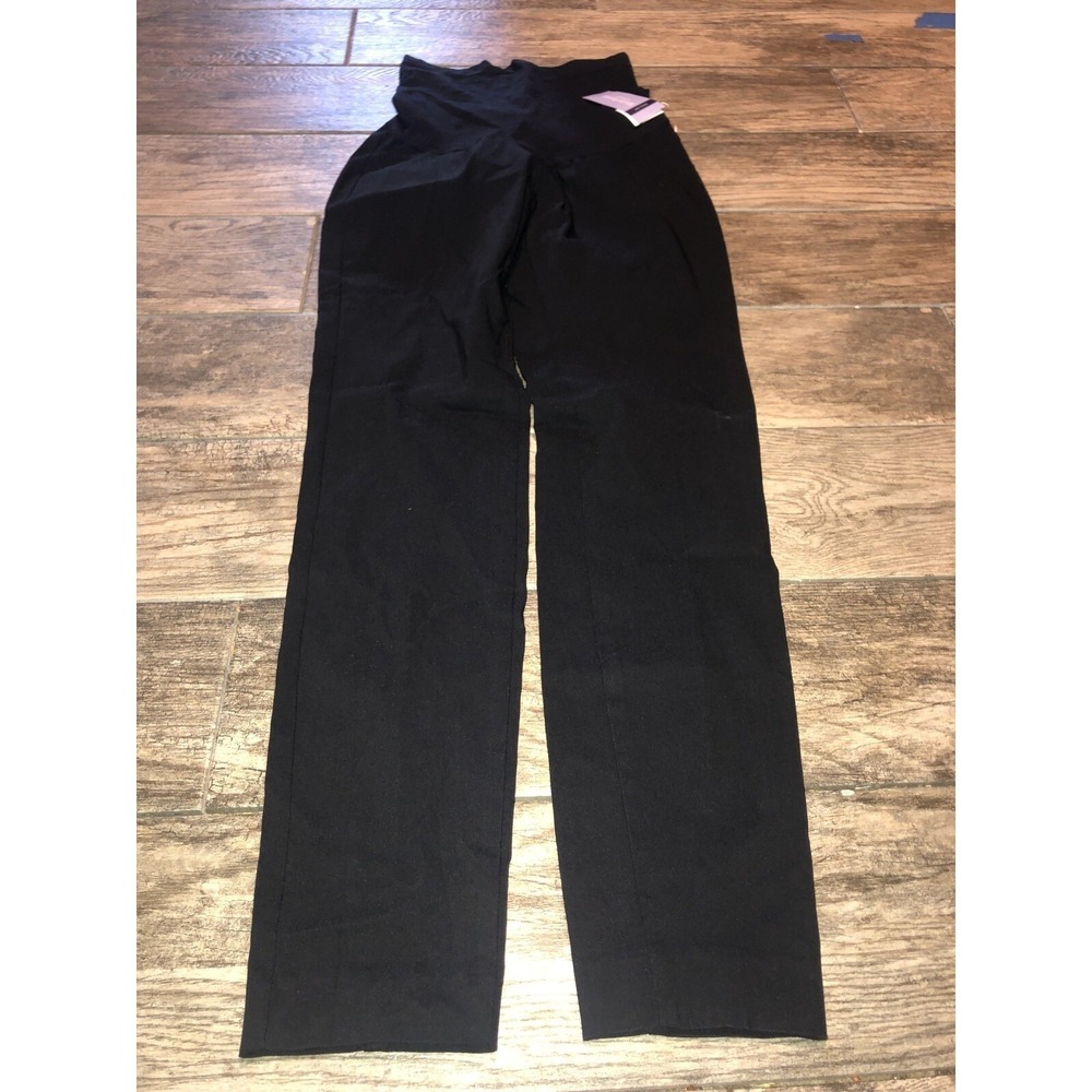 NWOT Womens Motherhood Maternity Sz Small  Rayon Cotton Pants black